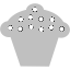 silver cupcake 4 icon