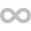 silver infinity icon