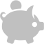 silver moneybox icon