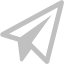 silver paper plane icon