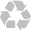 silver recycle icon