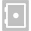 silver safe icon