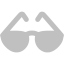 silver sun glasses icon