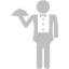 silver waiter icon