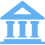 tropical blue bank 3 icon