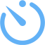 tropical blue timer icon