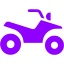 violet 4 wheeler icon