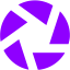 violet aperture icon