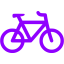 violet bicycle icon