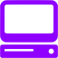 violet computer icon