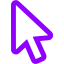 violet cursor icon