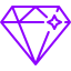 violet diamond icon