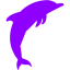 violet dolphin 2 icon