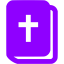 violet holy bible icon