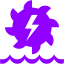 violet hydroelectric icon