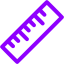 violet ruler icon