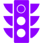 violet semaphore 3 icon