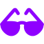 violet sun glasses icon