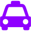 violet taxi icon