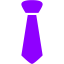 violet tie icon