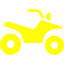 yellow 4 wheeler icon