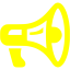 yellow advertising icon