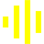 yellow audio spectrum icon