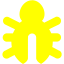 yellow bug 3 icon