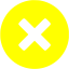 yellow cancel icon