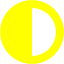 yellow contrast icon