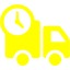 yellow delivery icon