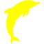 yellow dolphin 2 icon