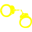 yellow handcuffs icon