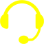 yellow headset icon