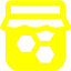 yellow honey icon