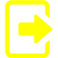 yellow logout icon