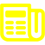 yellow newspaper icon