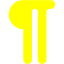 yellow pi icon