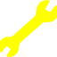 yellow wrench 2 icon